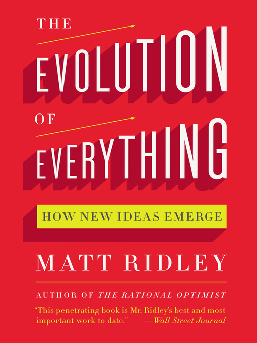 Title details for The Evolution of Everything by Matt Ridley - Wait list